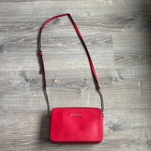 Michael Kors Vibrant Red Crossbody Bag